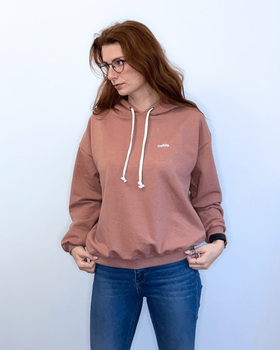 Bluza Hoodie Cognac Melange